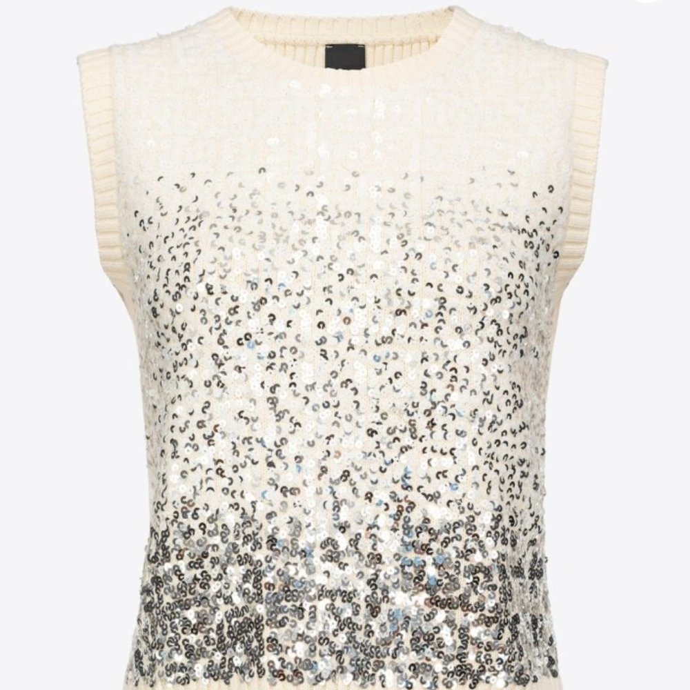 Pinko Fully Sequinned Knit Top